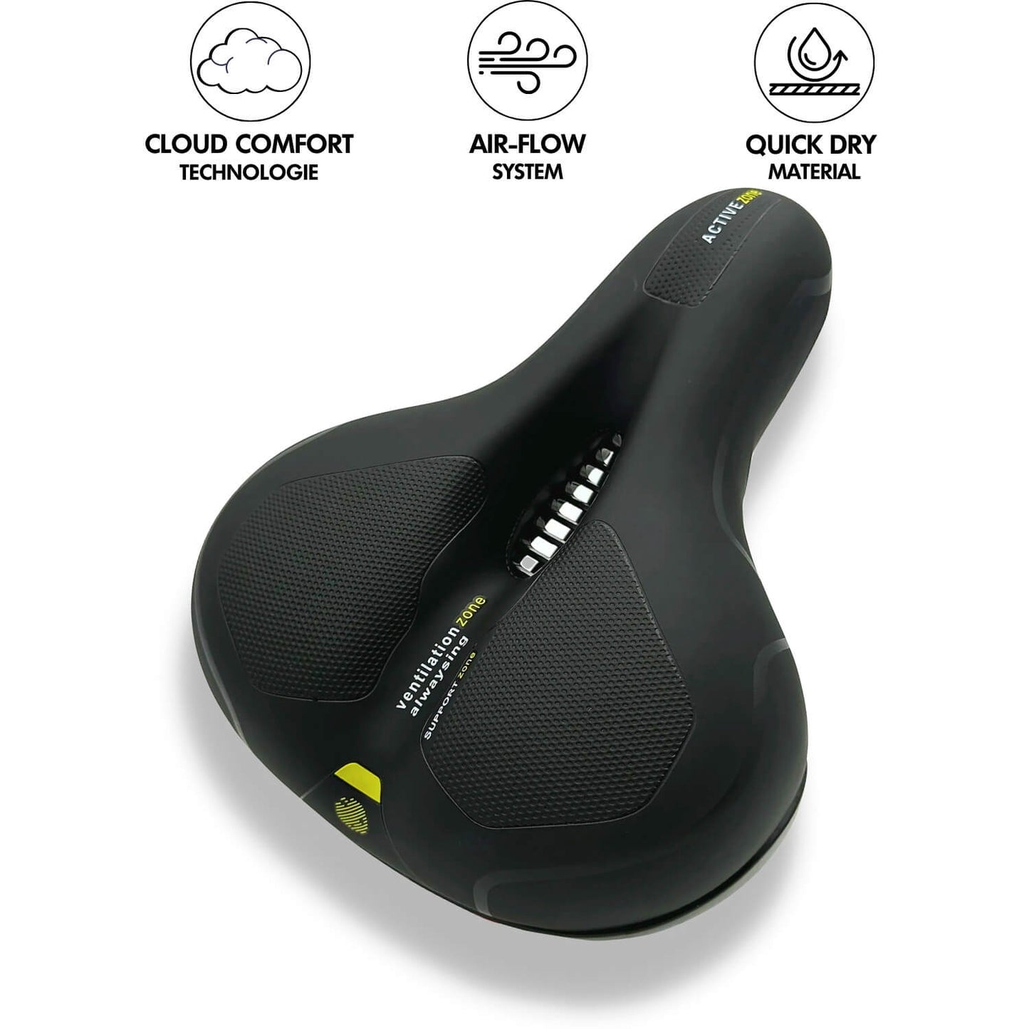 Comfortabel Fietszadel Met Schokdemping