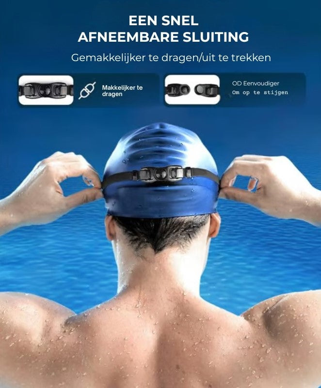Compleet Waterdichte zwembril UNISEX - Incl. Neus- en Oorplugs