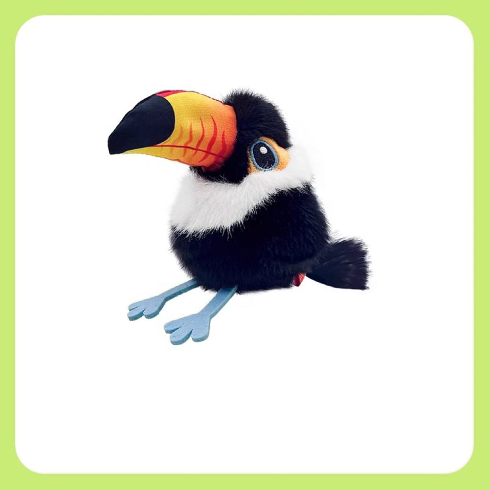 Flappend vogel-kattenspeeltje – USB-oplaadbaar en bewegingsgeactiveerd tjilpend vogeltje