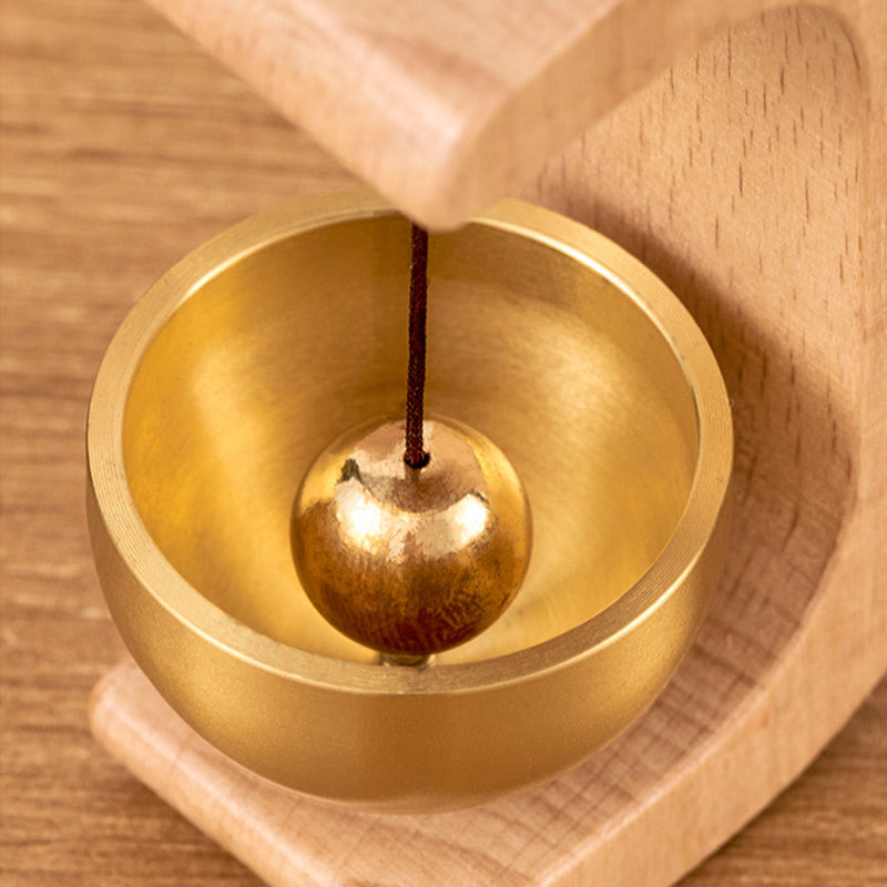 Magnetische houten windgong-deurbel
