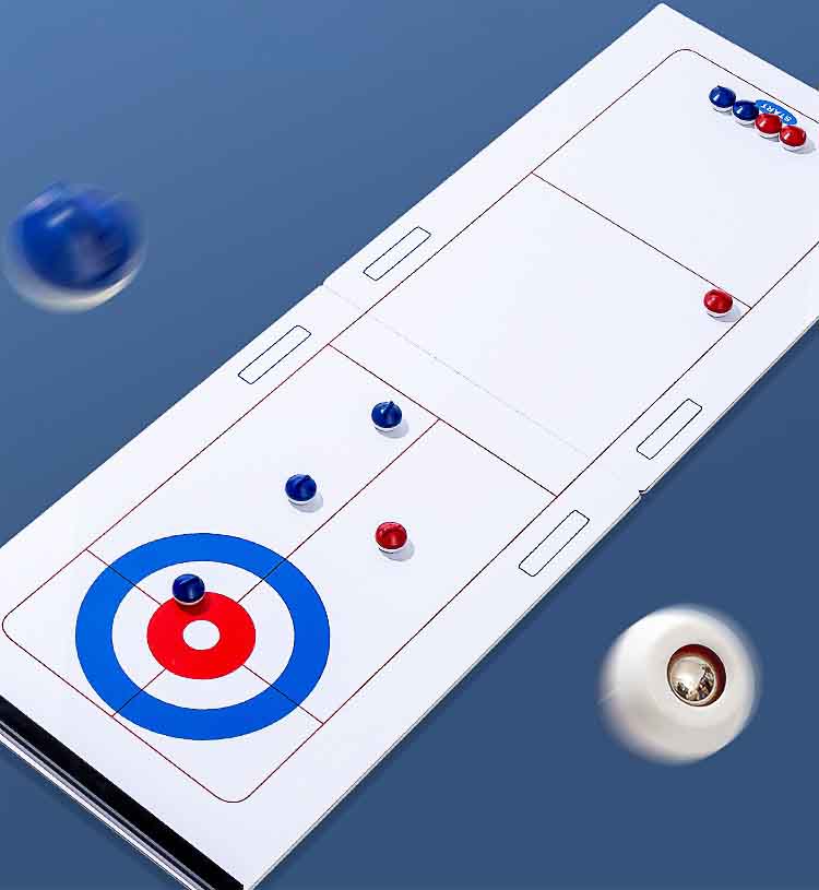 👨👩👧👦Curling tafel gezelschapsspel