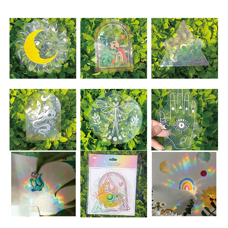 🌈 Zonabsorberende Raamstickers - 6st