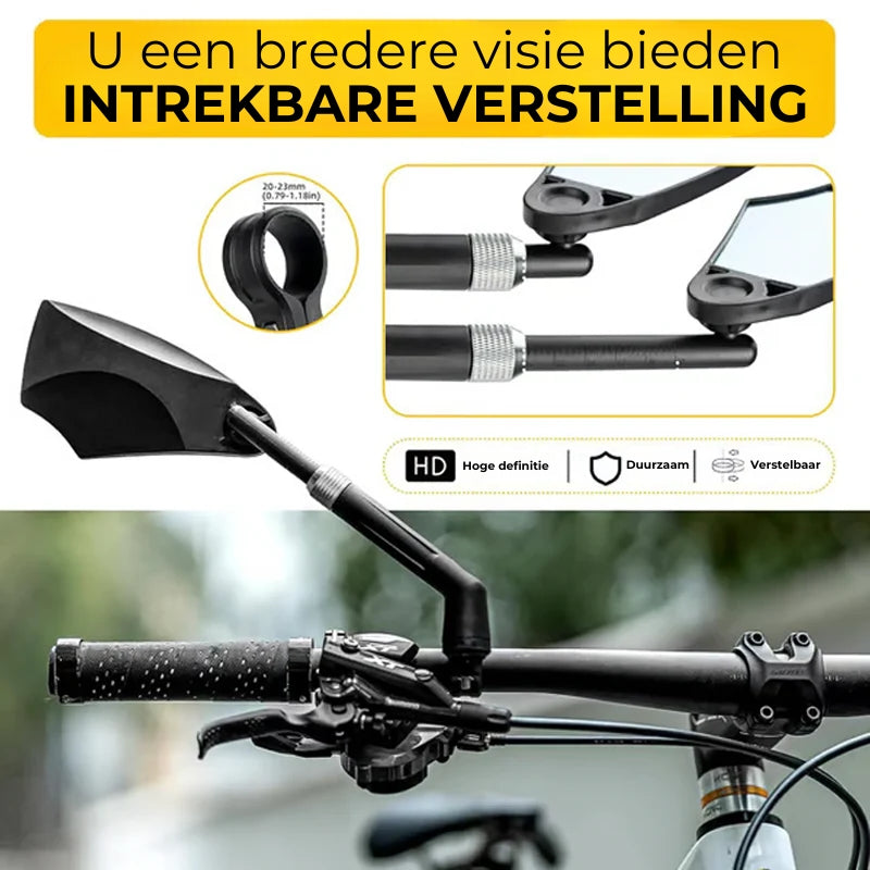 360° Verstelbare Fietsstuur Achteruitkijkspiegel