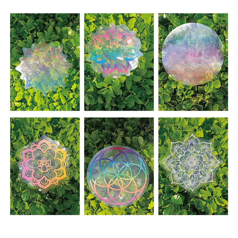 🌈 Zonabsorberende Raamstickers - 6st