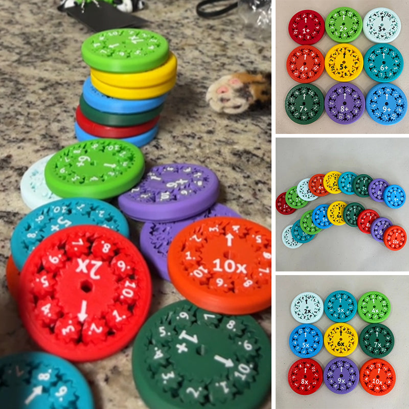 Rekenoefening Fidget Spinner (Sets van 9 stuks)