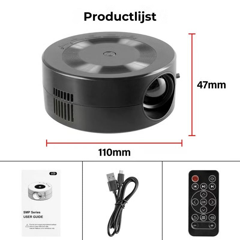 GSM-Compatibele Thuisbioscoop Miniprojector