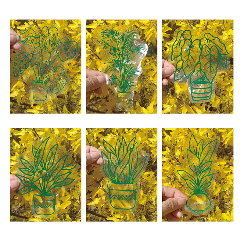 🌈 Zonabsorberende Raamstickers - 6st