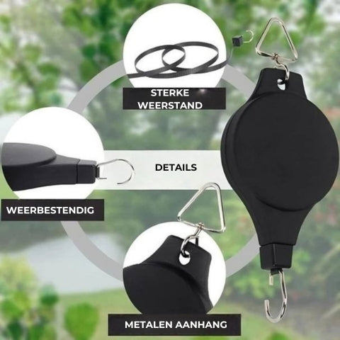 Hangende Bloempot Katrolhaken (2st/set)