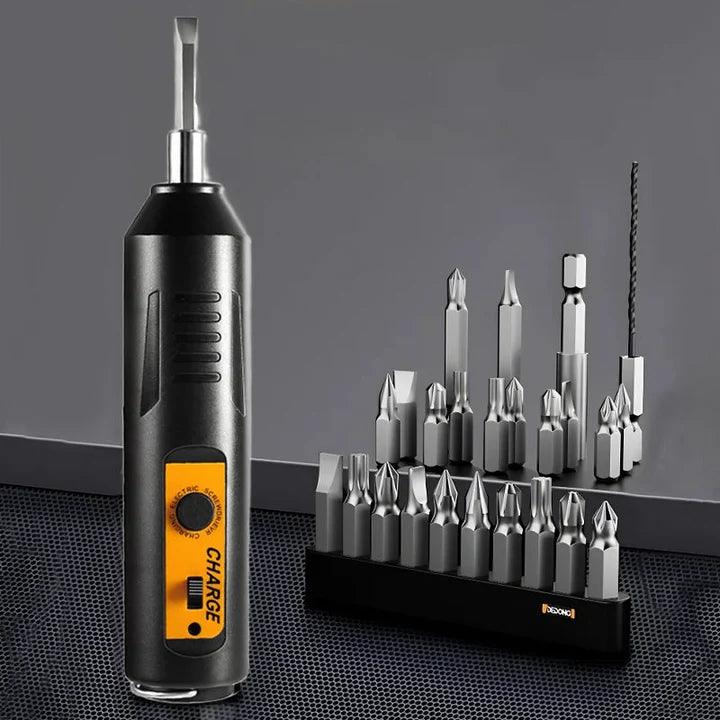 SES Mini Electric Screwdriver With Alu Case (28 in 1) Space Gray SES Mini Electric Screwdriver With Alu Case (28 in 1) Space Gray