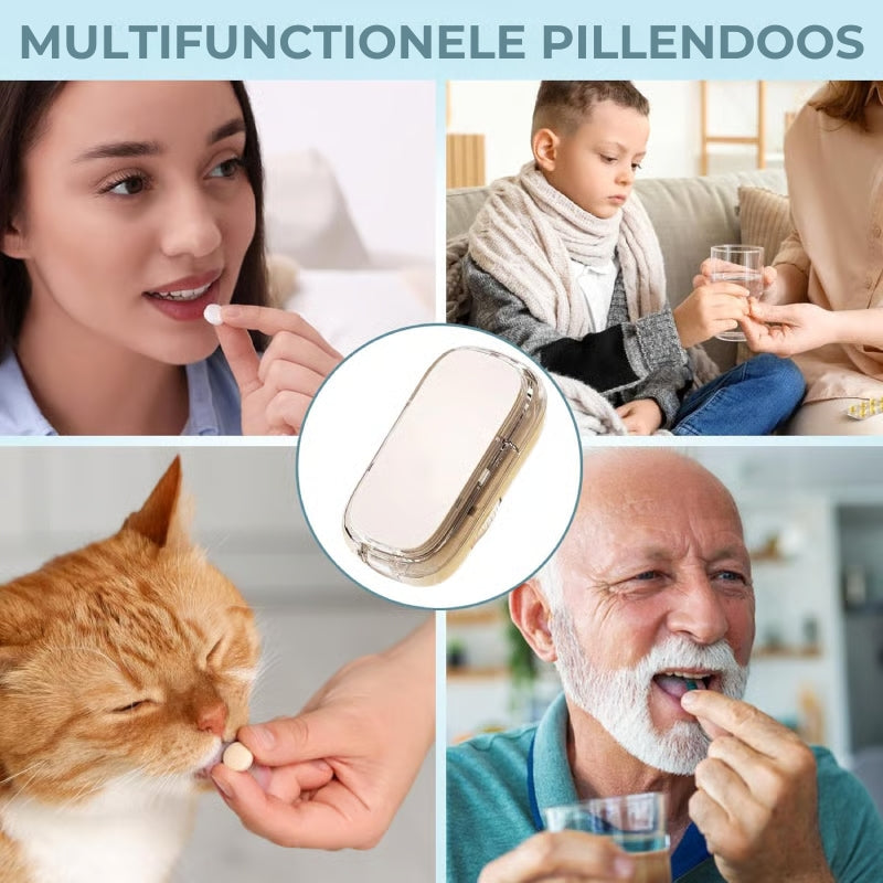 Draagbare Pillensnijder