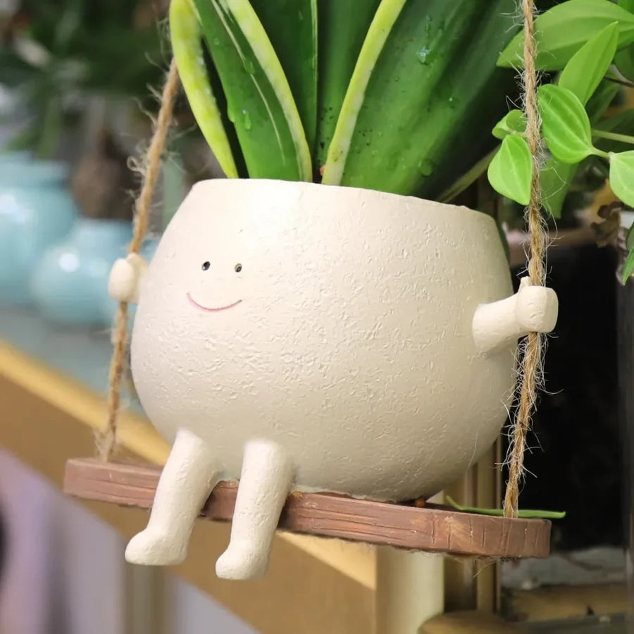 Blije Schommelende Plantenpot