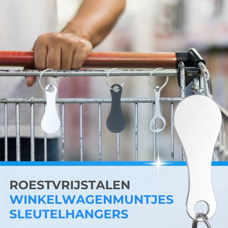 Winkelwagen-Token Sleutelhanger