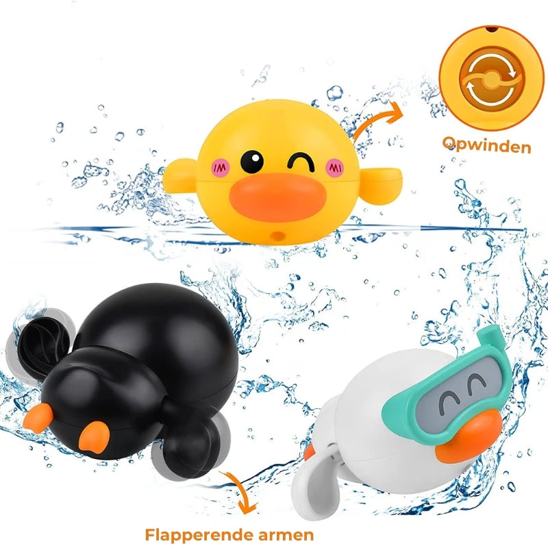 Baby Badspeeltje Zwemmende Eendjes (set van 3)