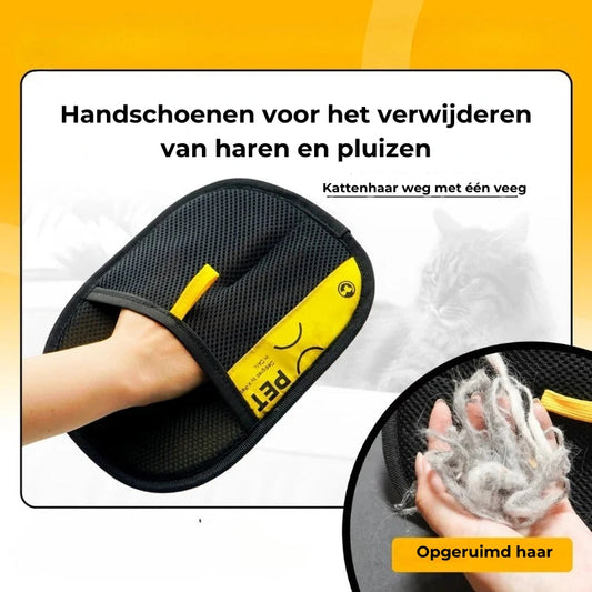 Haarverwijdering-handschoenen - Verwijder losse haren in één veeg
