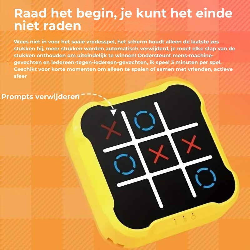 FunTicTacToe: Interactief elektronisch OXO-spel voor alle leeftijden