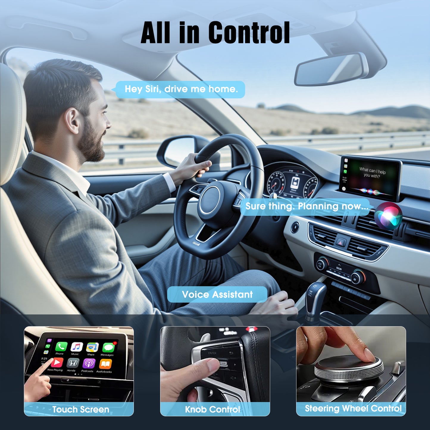 Mini Draadloze CarPlay Adapter