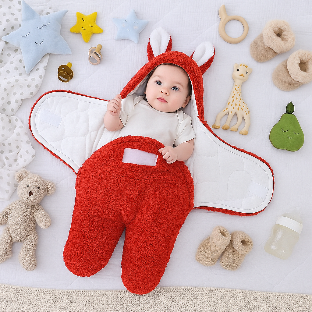Babydeken en pyjama met berenmotief