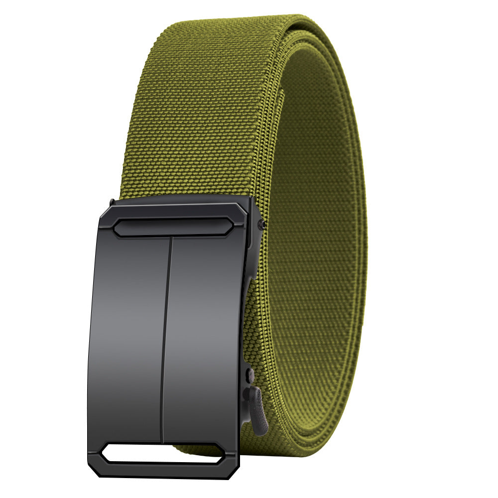 Stretch-fit Tactical Belt – Ultralichte Ratelriem voor Buiten, Werk en EDC