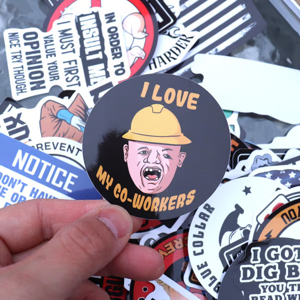 Funnystickers: Grappige Waterdichte Stickers Pakket (120st)