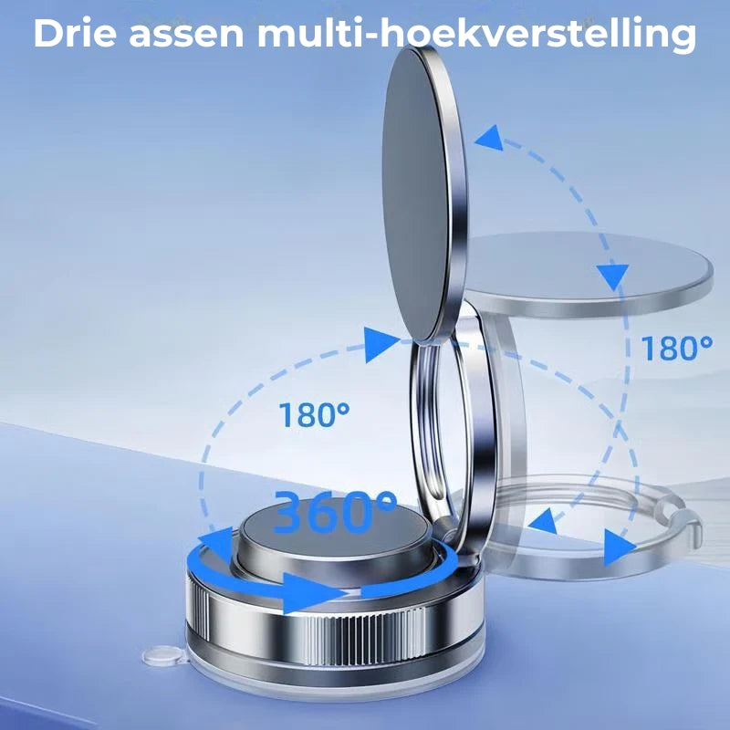 🔄360 ° verstelbare vacuümmagnetische telefoonhouder