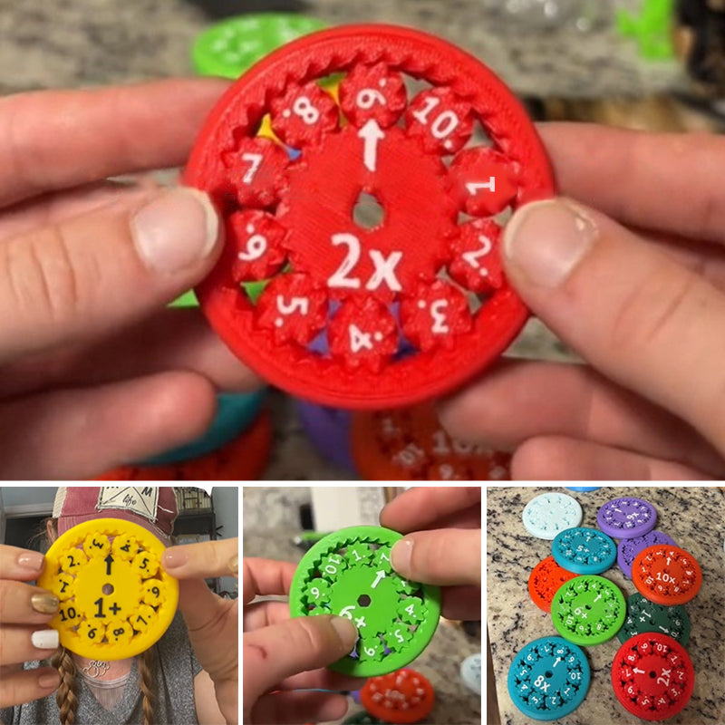 Rekenoefening Fidget Spinner (Sets van 9 stuks)