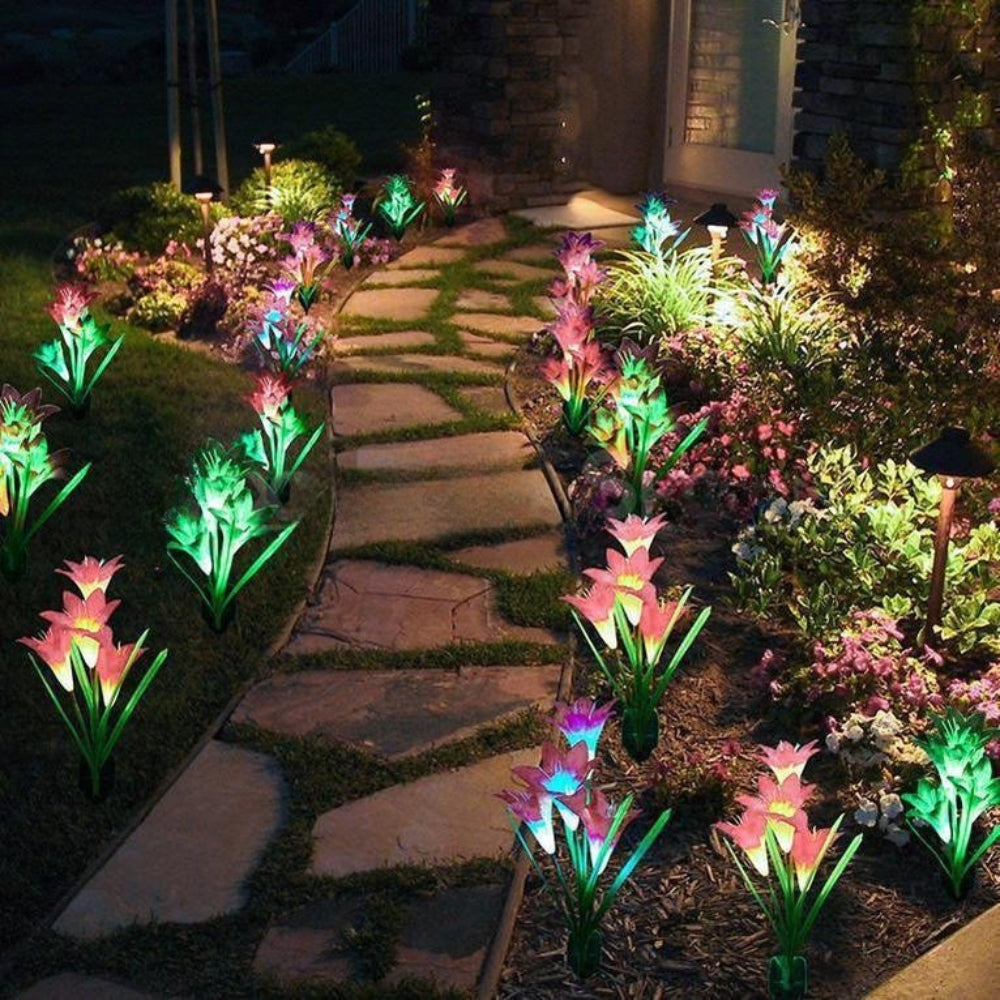 Zonne-energie LED Bloemenverlichting
