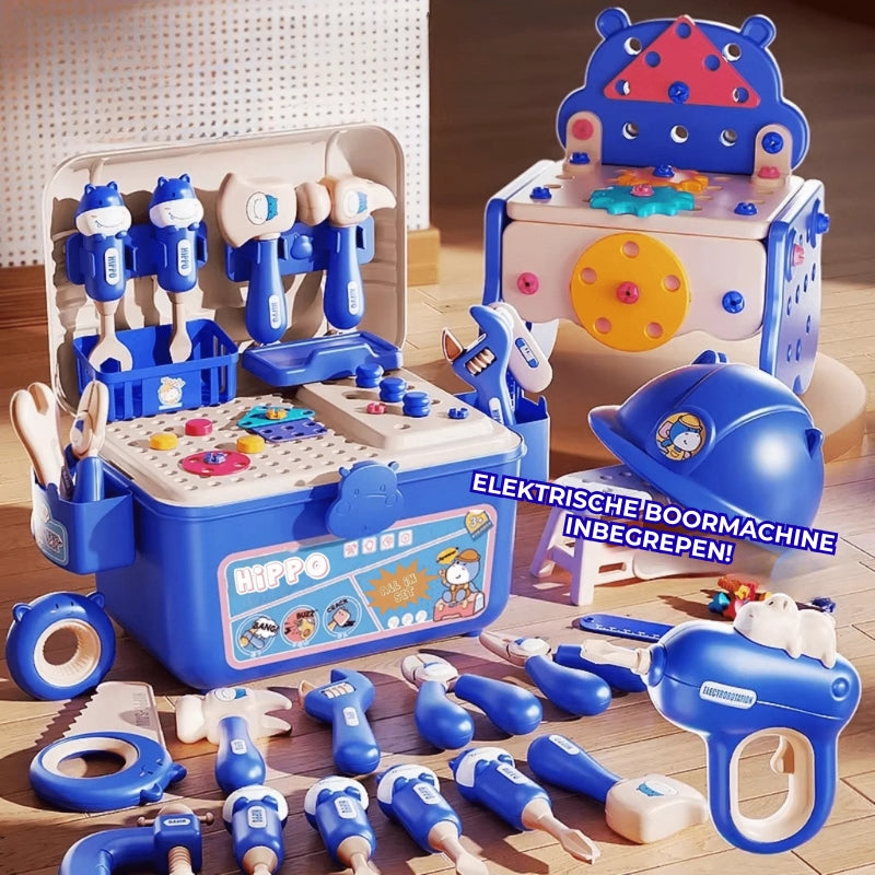 Kleine makersworkshop – Montessori Werktuigset ✨