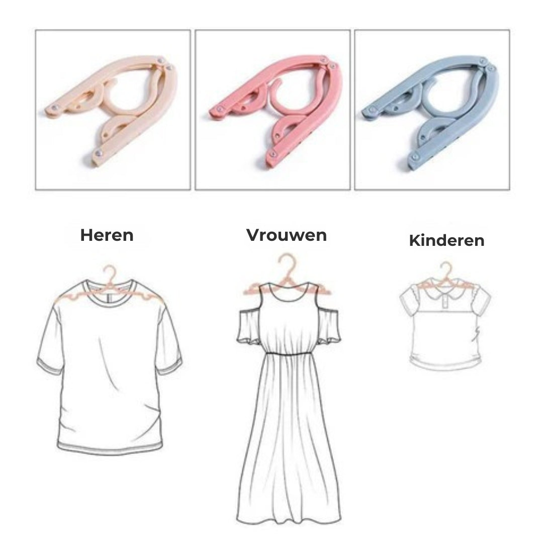 Multifunctionele Opvouwbare Klerenhangers