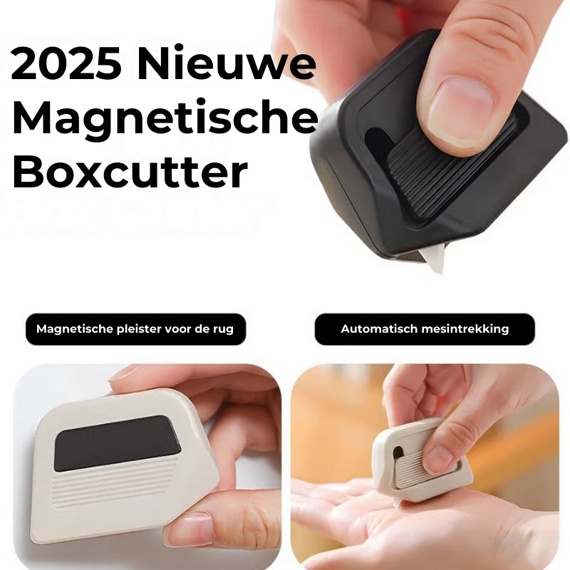 Intrekbaar Stanleymes Boxcutter - Veilig Mes Met Ingebouwde Magneet Voor Eenvoudige Opslag En Snelle Toegang