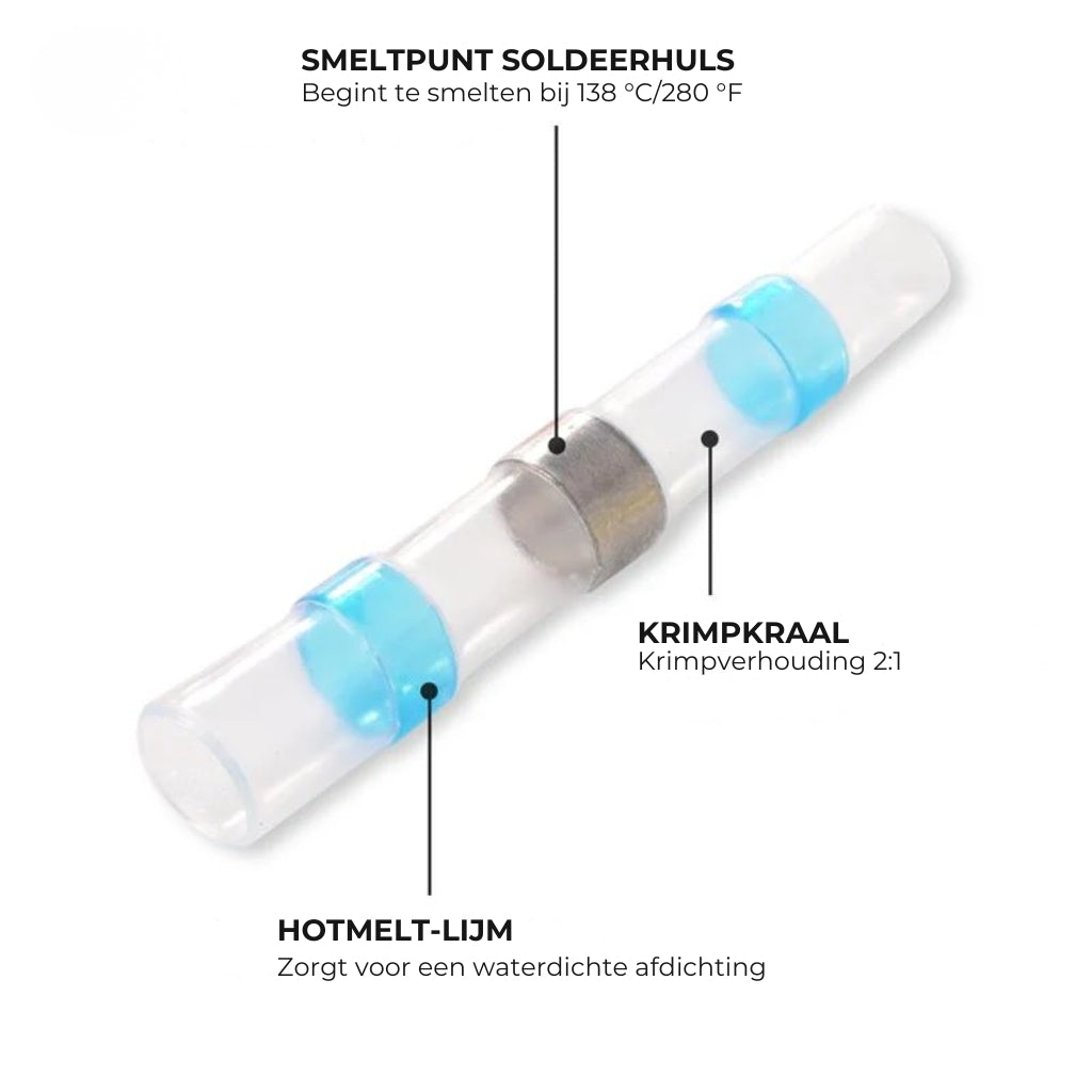 Soldeersticks - set waterdichte soldeerdraadverbindingsstukken