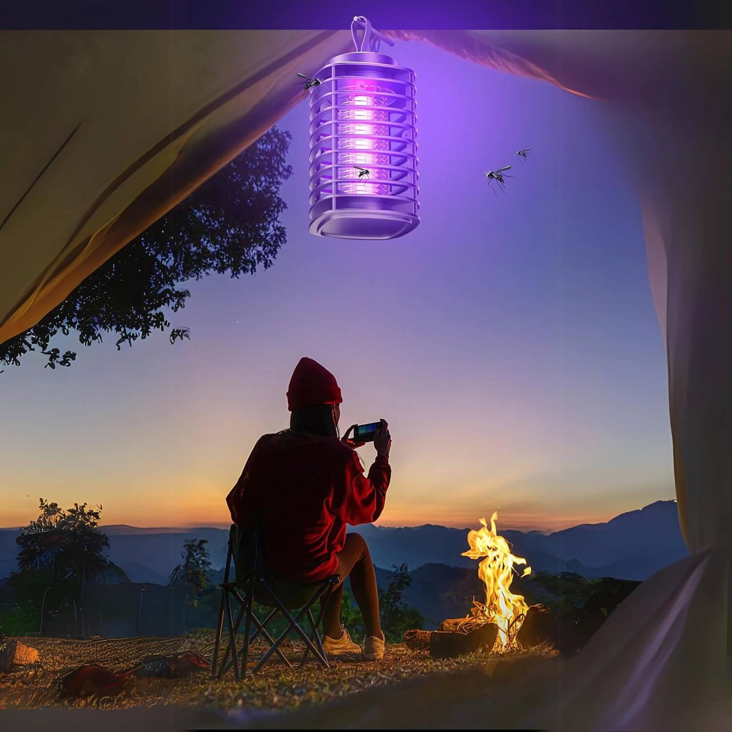 Anti-Muggen Lamp | Geur- & Geluidloos