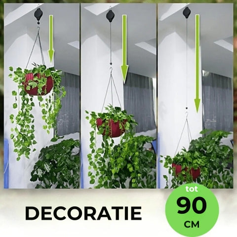 Hangende Bloempot Katrolhaken (2st/set)
