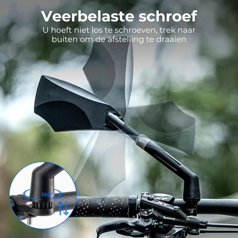 360° Verstelbare Fietsstuur Achteruitkijkspiegel