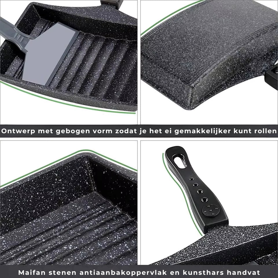 Anti-aanbak Ei Rollen Koekenpan