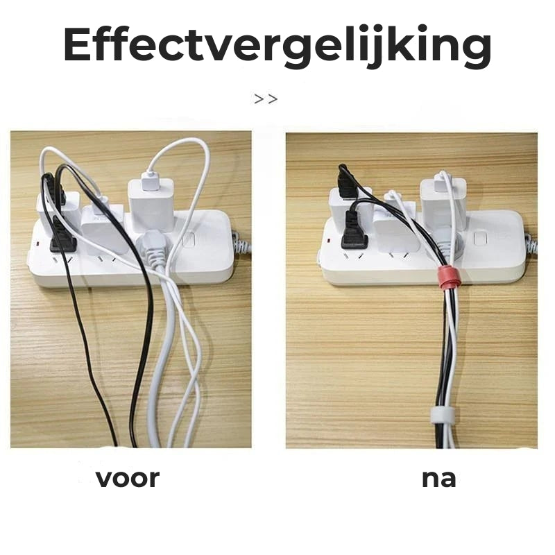 T-type zelfklevende kabelbinders