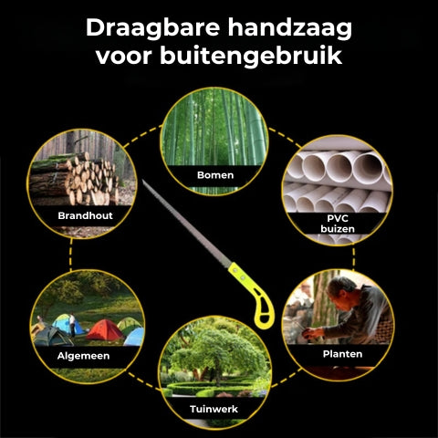 Draagbare handzaag voor buitengebruik