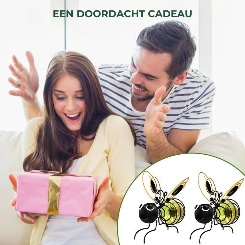 Hangende Bijenlamp op Zonne-Energie
