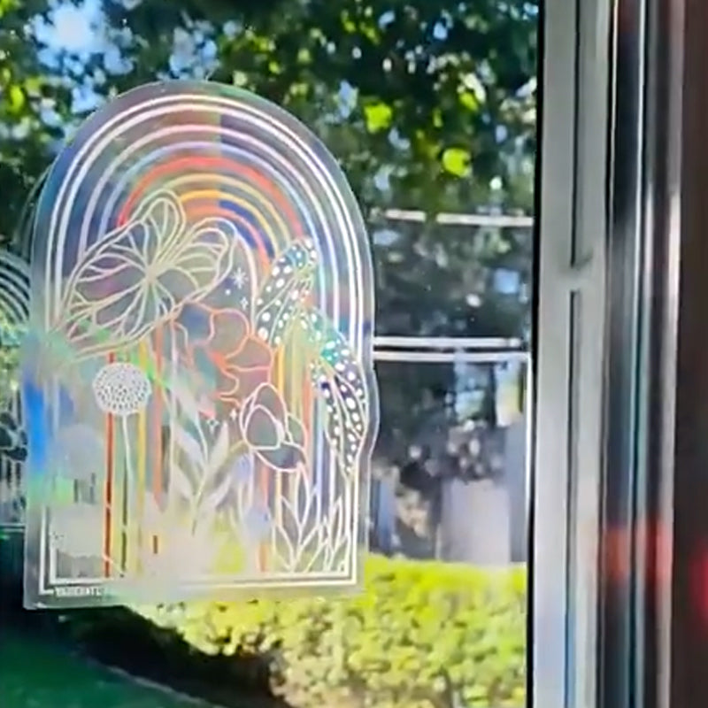 🌈 Zonabsorberende Raamstickers - 6st