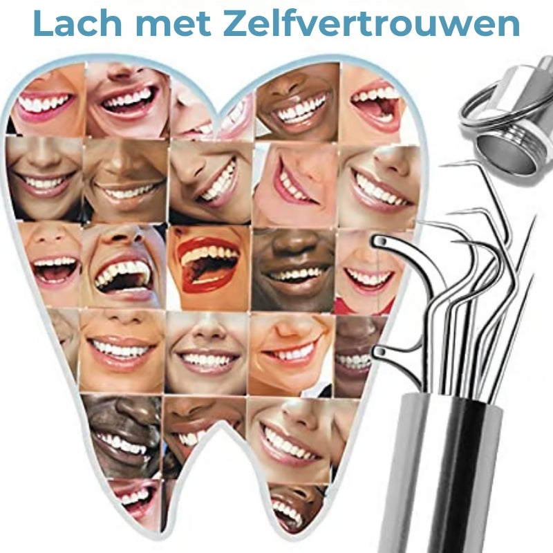 Tandenstoker Set - Roetvrij Staal