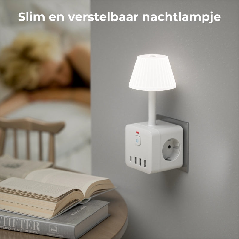 LED-lamp met outlet-adapter (EU/NL stopcontact)💡