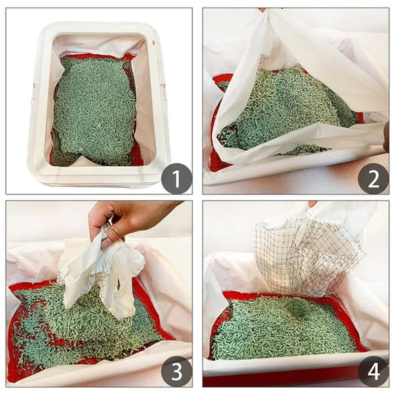 Herbruikbare Kattenbak Filter - Voor Het Reinigen Van Kattenbakken