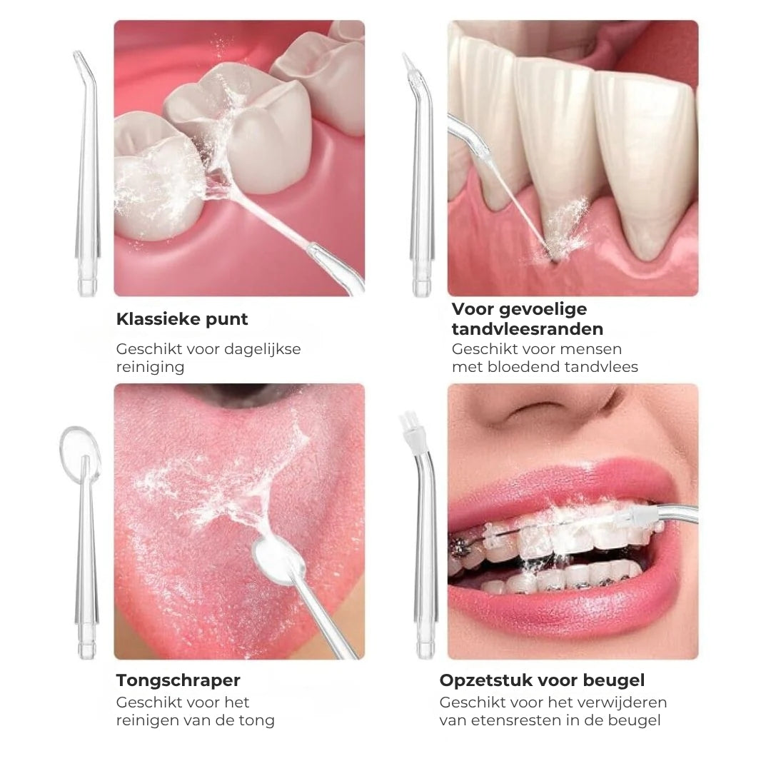 4-in-1 monddouche zonder snoer