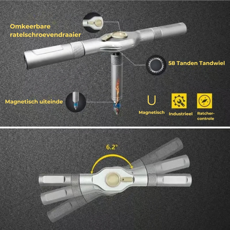 24-in-1 Compacte Schroevendraaierset