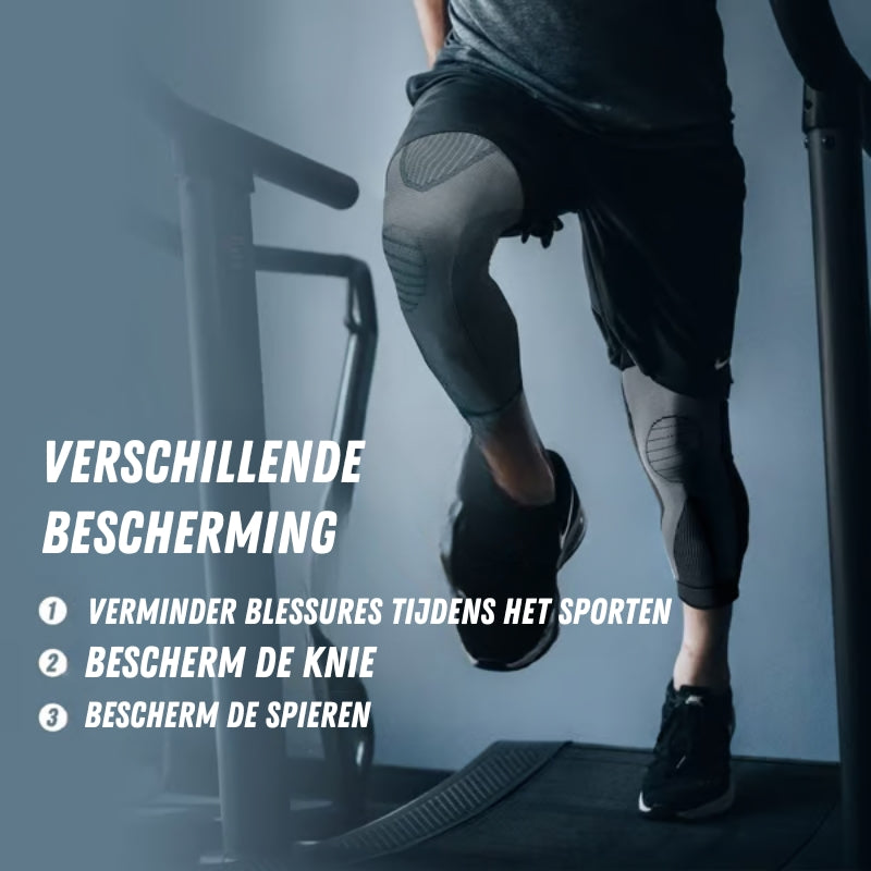 Lange kniecompressiemouw