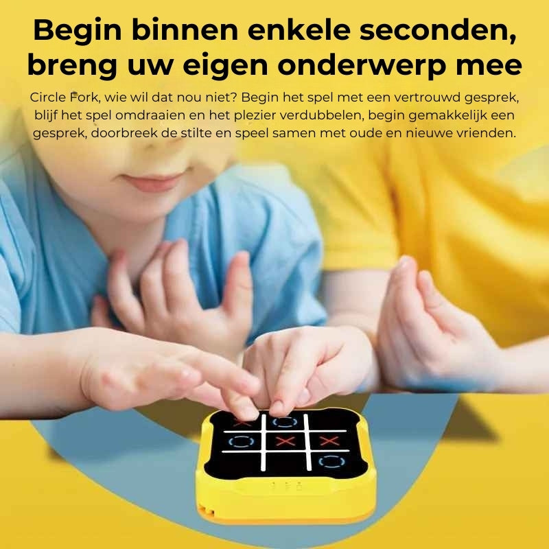 FunTicTacToe: Interactief elektronisch OXO-spel voor alle leeftijden