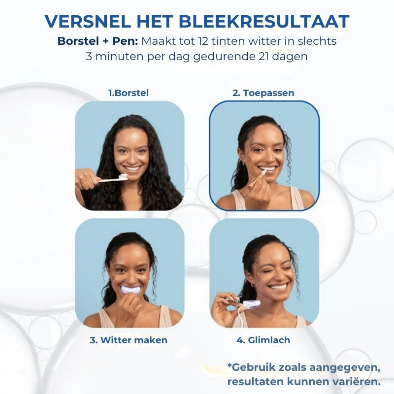 Tandenbleek Serum Pen - Verwijdert vlekken en maakt wit