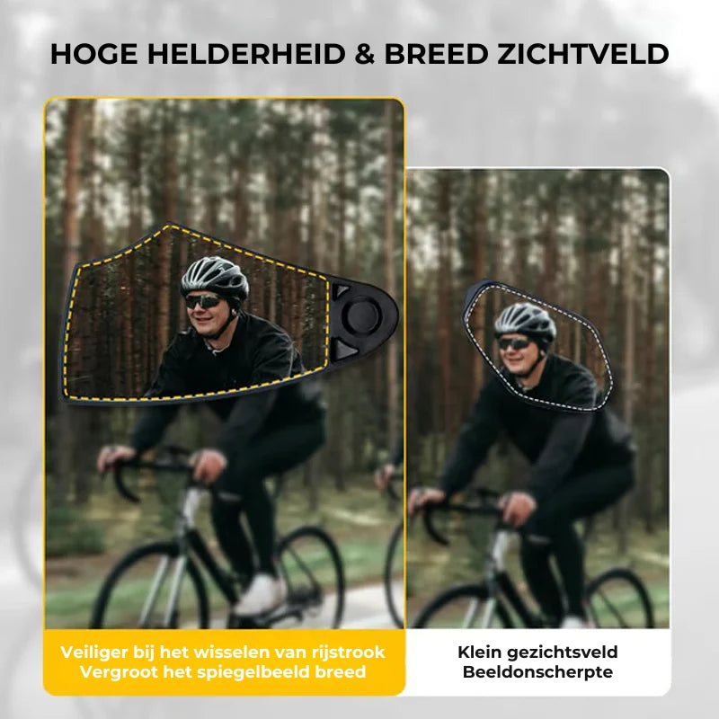 360° Verstelbare Fietsstuur Achteruitkijkspiegel