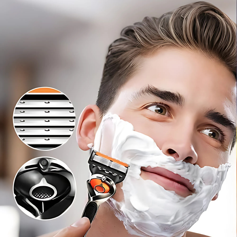 PrecisionRazor - Multi Blade Snelle Ontgrendeling Hoge Precisie Scheermes Set