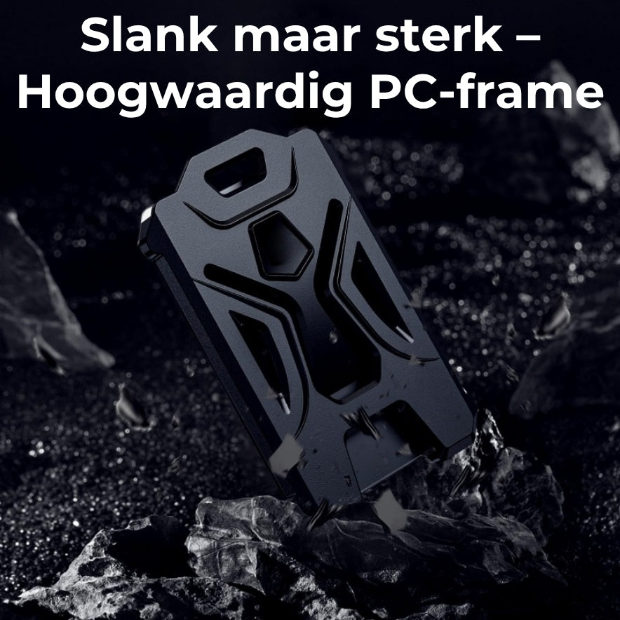 Robuuste combinatie van badge en sleutel met intrekbaar koord