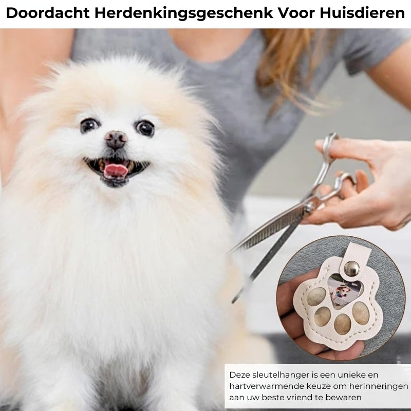 Leren sleutelhanger ter nagedachtenis aan uw huisdier - ๐พ Houd hun herinnering altijd dichtbij